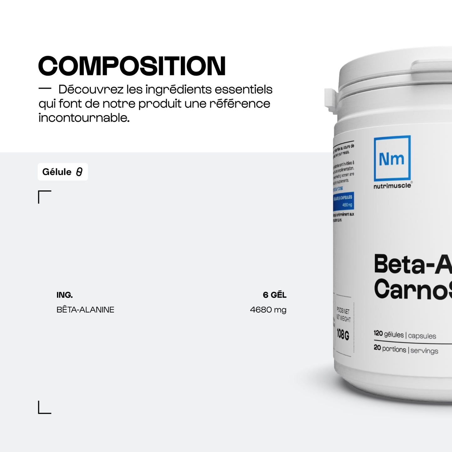 Beta-alanine carnosyn® in capsules