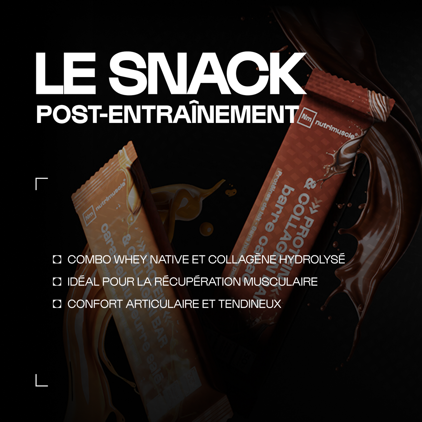 Barres Protéine & Collagène - lot de 4