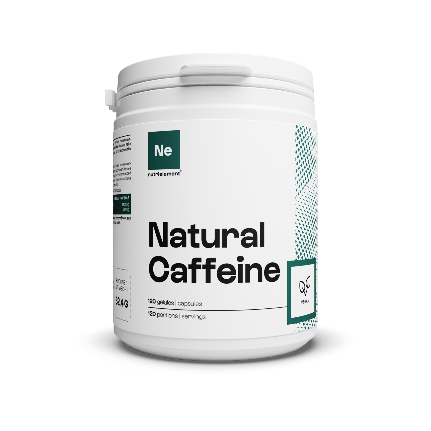 Natural caféine in capsules
