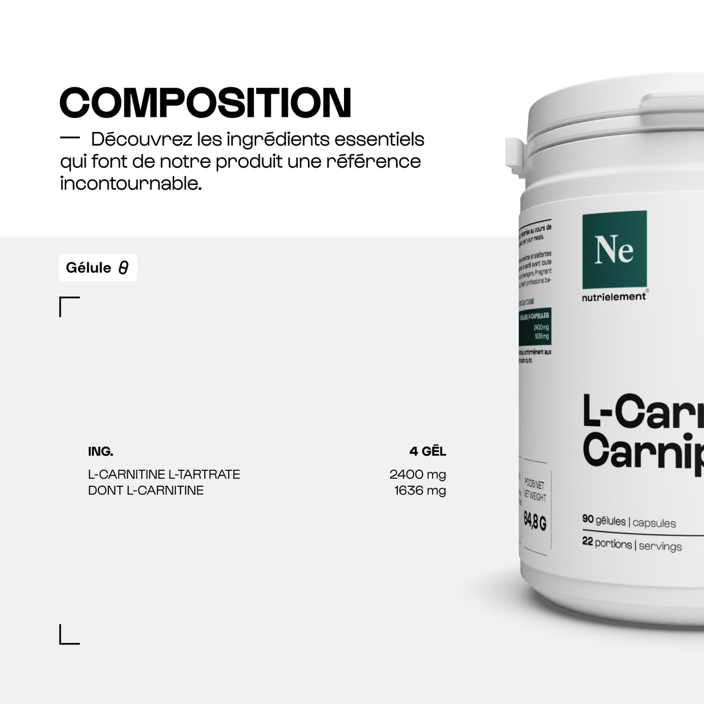 Carnitine Carnipure® in capsules