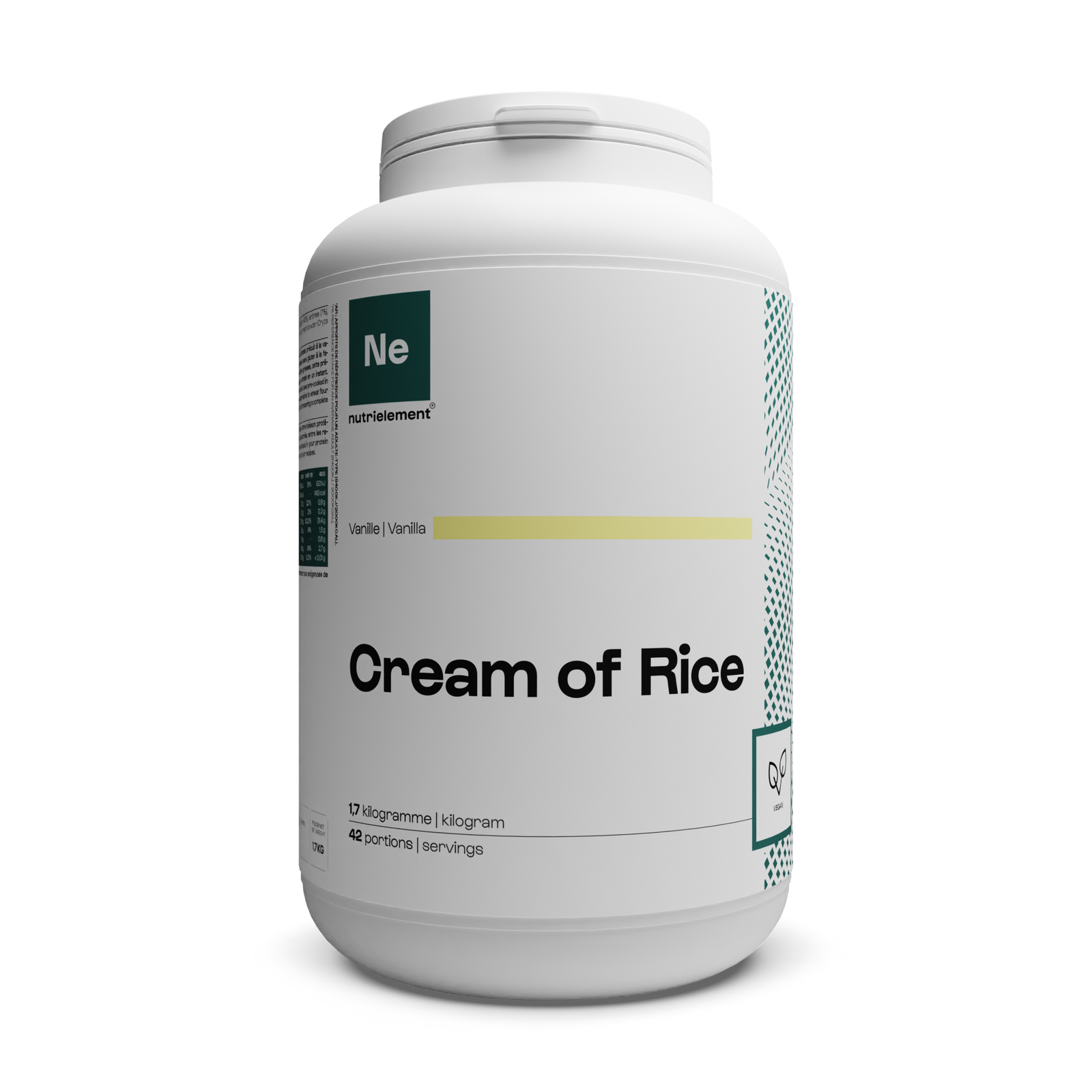 Organic rice cream