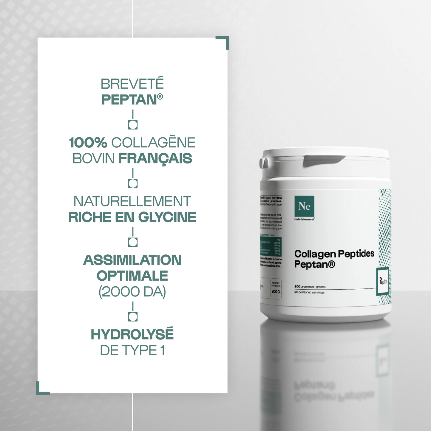Collagen Peptide Peptan® 1 in powder