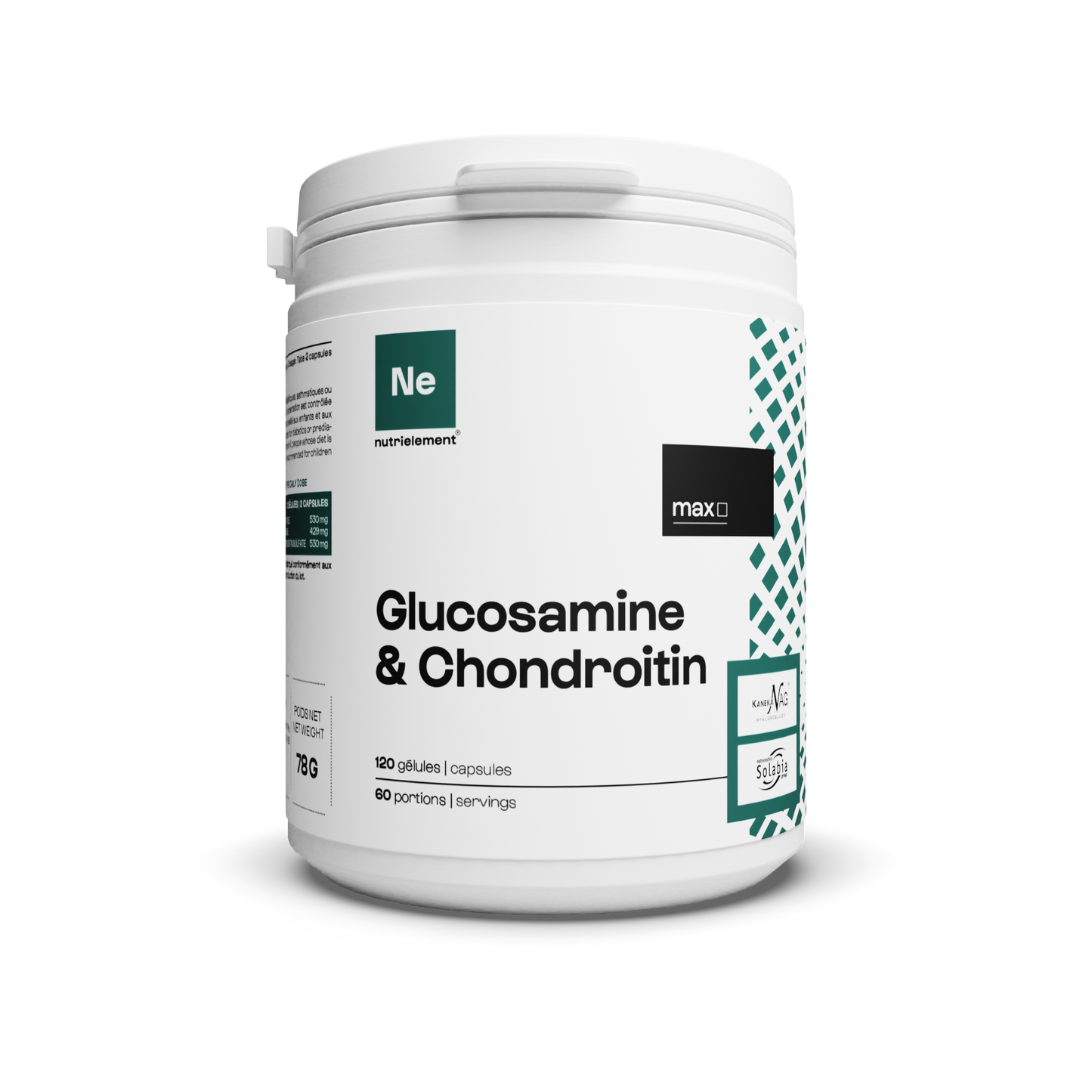 Mix glucosamine + chondroitine in capsules