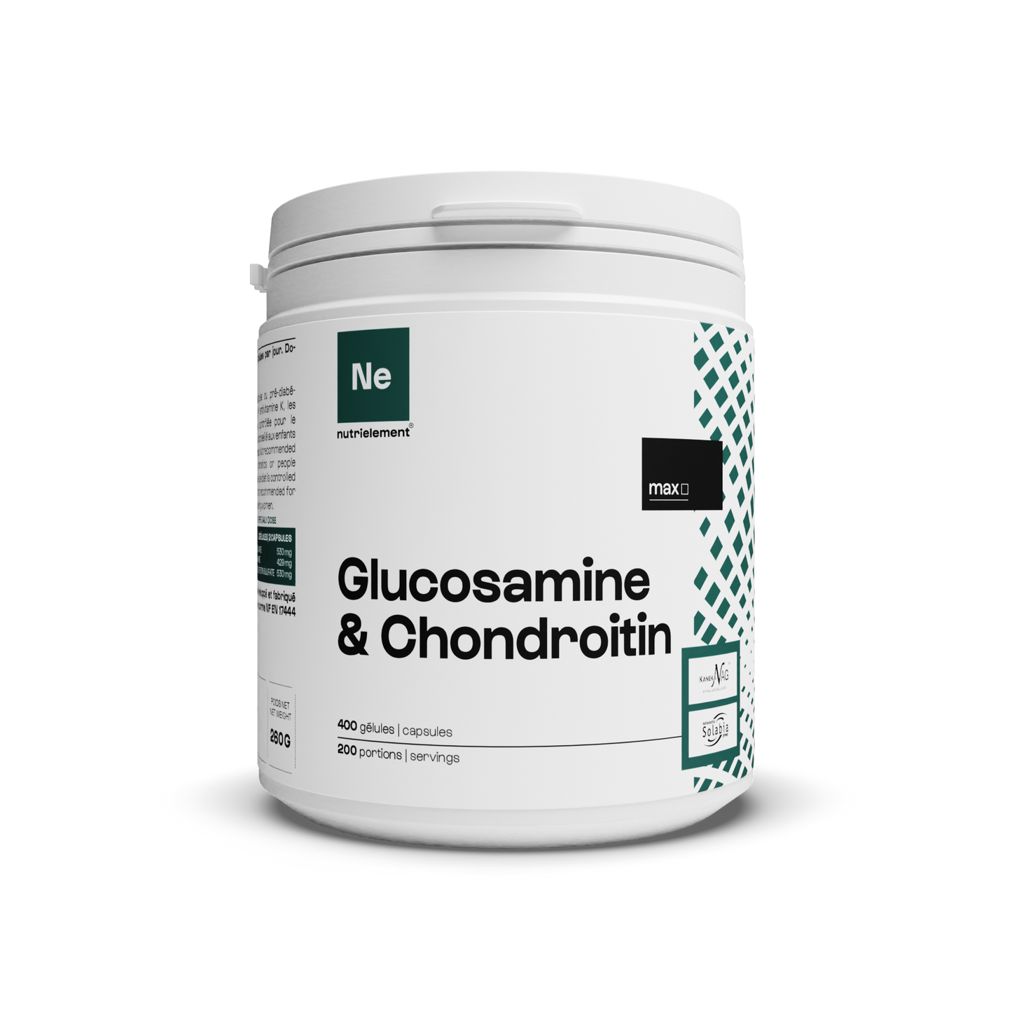 Mix glucosamine + chondroitine in capsules