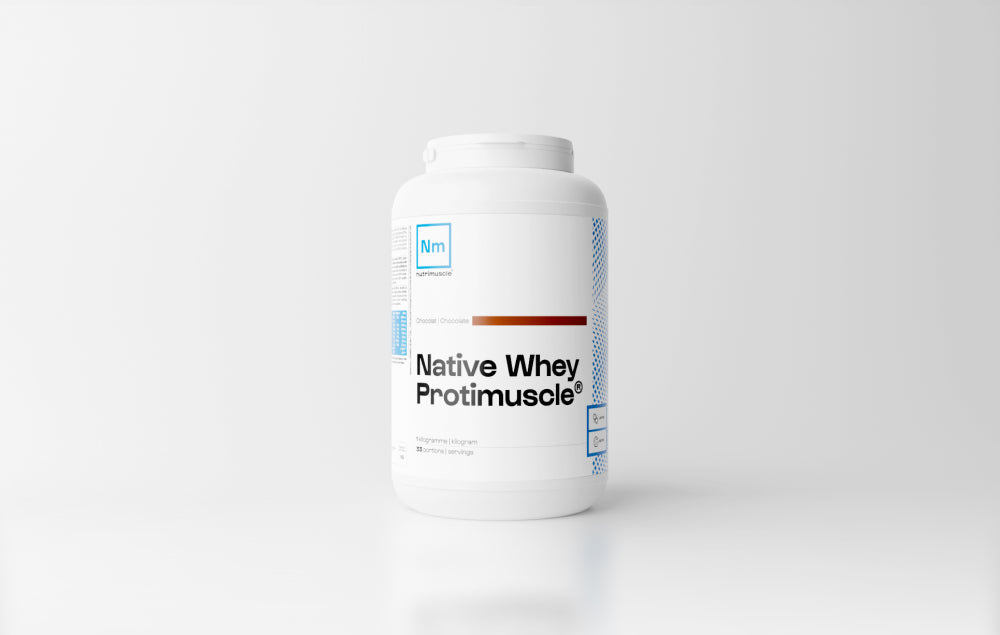 Whey Native Protimuscle® : la protéine hybride exclusive par Nutrimuscle