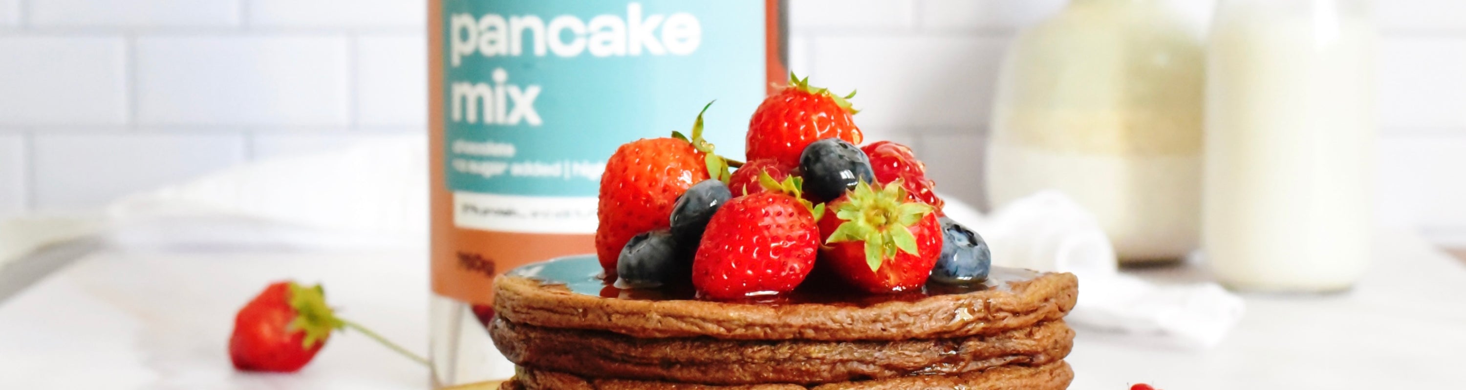 pancakes choco-protéinés