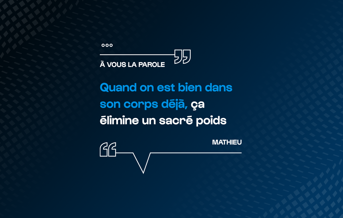 Témoignage : avant / après de Mathieu