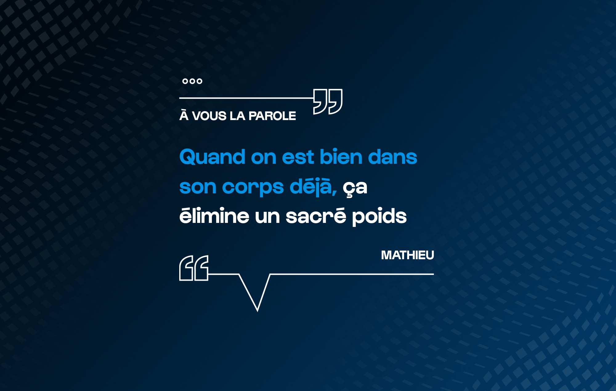 Témoignage : avant / après de Mathieu