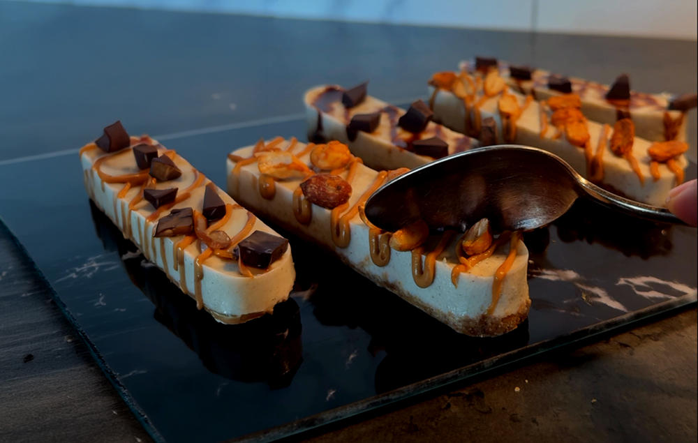 Recette : Cheesecakes protéinés Crispy Bar cacahuète