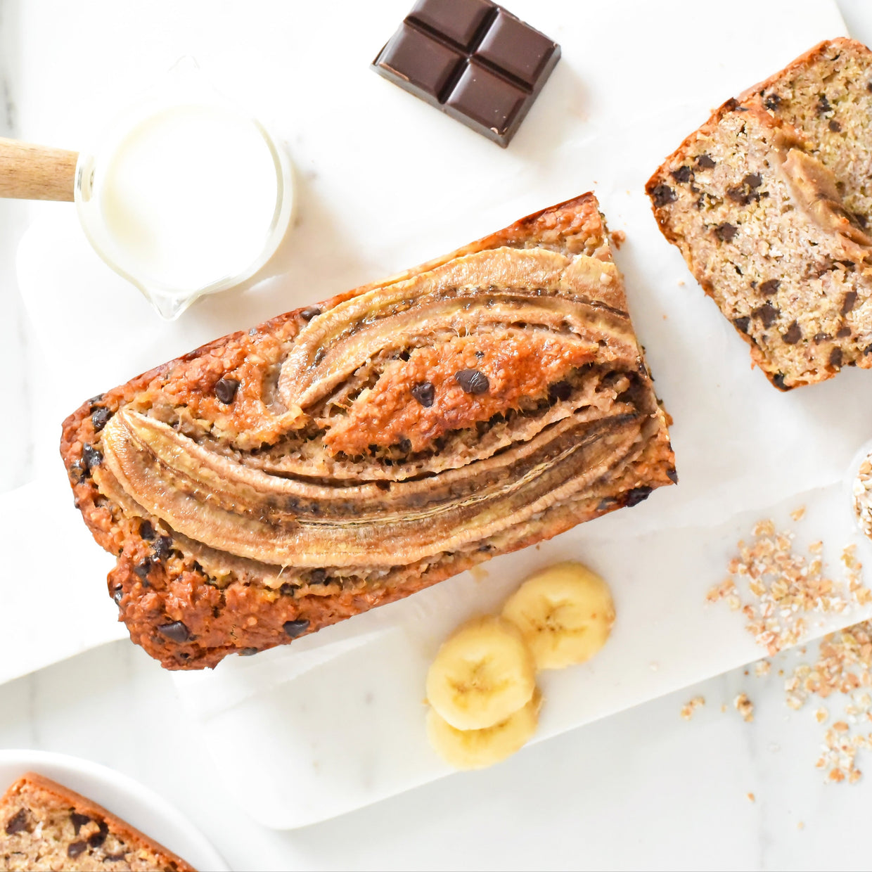 Recette : Banana bread aux flocons de sarrasin