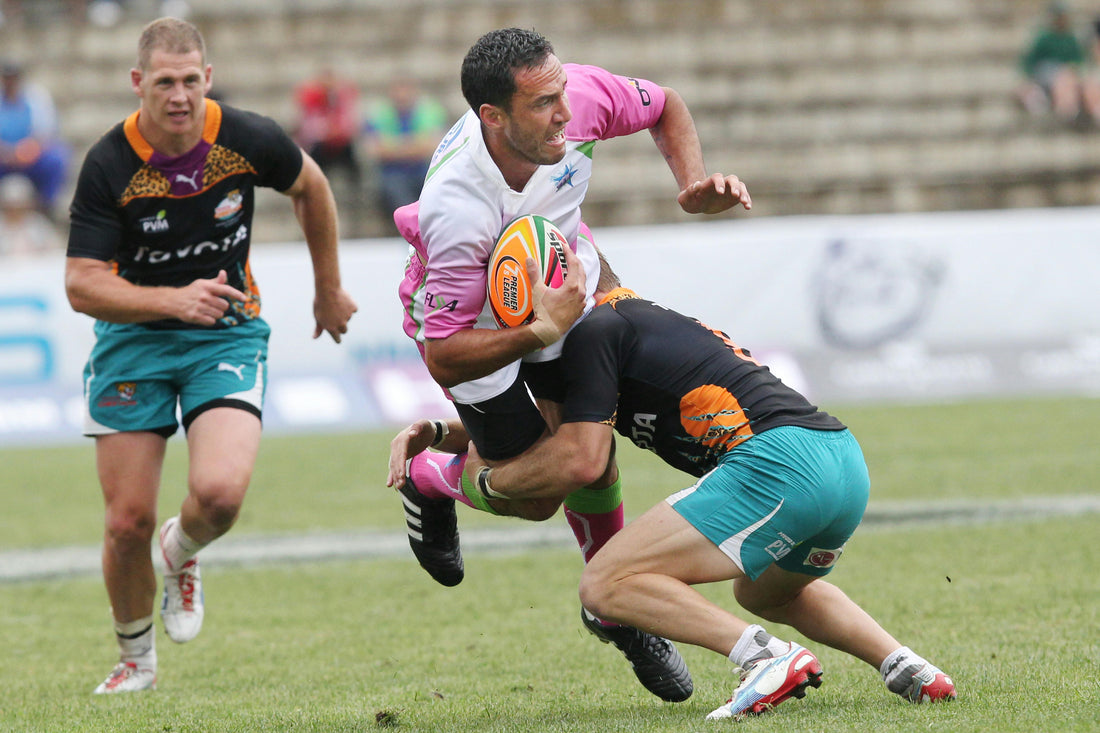 plaquage lors d'un match de rugby