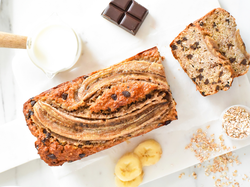 Banana bread aux flocons de sarrasin  