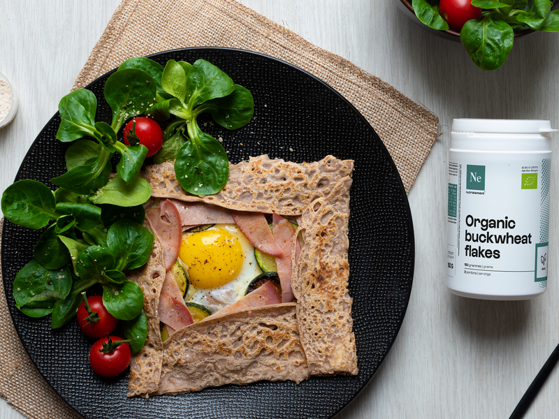 Galettes bretonnes aux flocons de sarrasin 