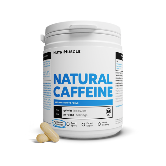 Natural caféine in capsules