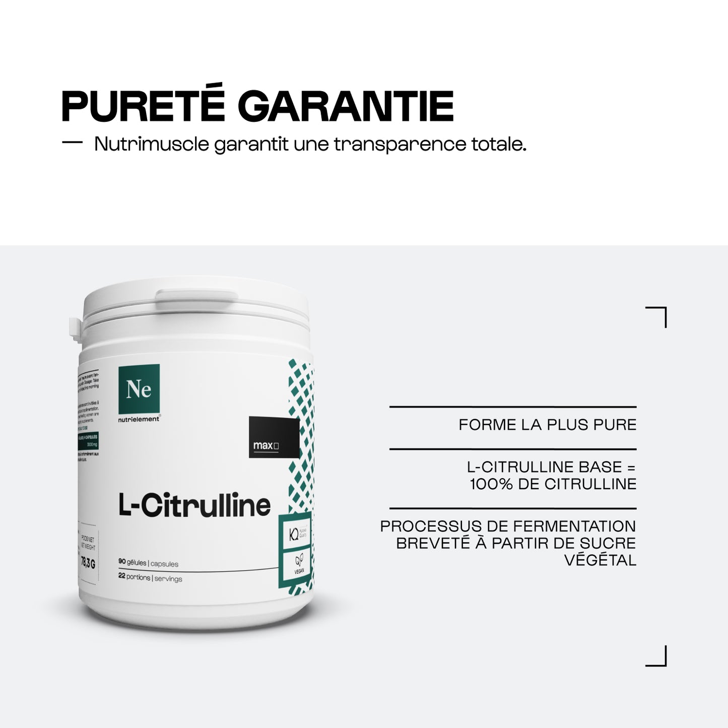 Citrulline (L-Citrulline Base) in Capsules