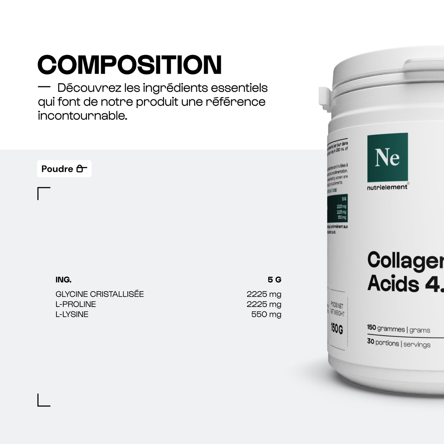 A amino acids of collagen 4.4.1 powder