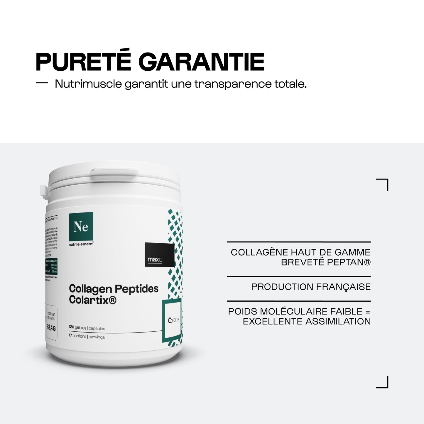 Collagène Colartix (Peptan® II) en gélules