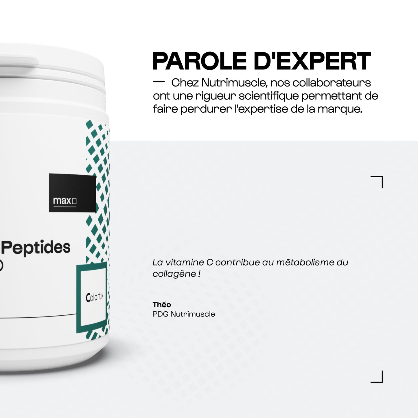 Collagène Colartix (Peptan® II) en gélules