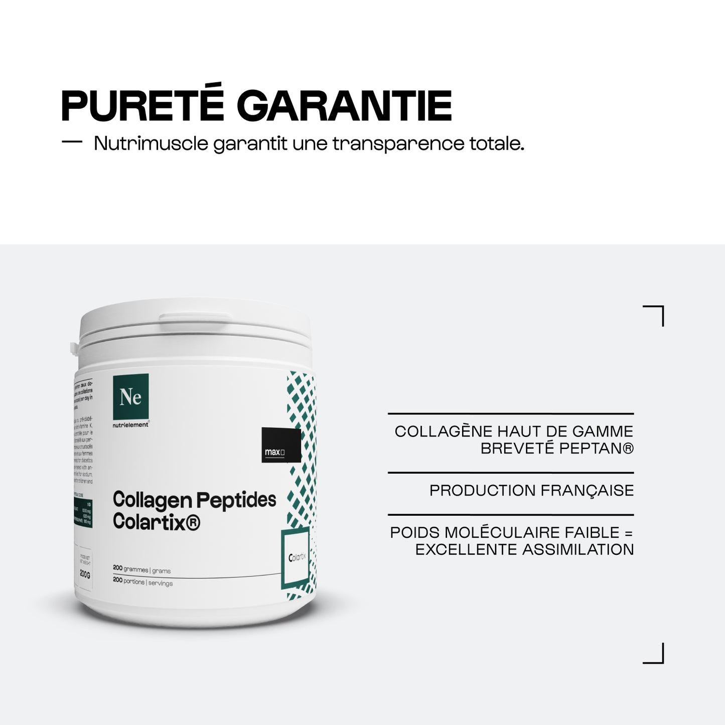 Collagen Peptide Peptan®ii (Colartix) powder