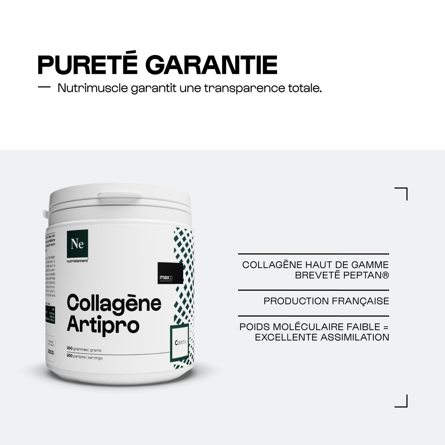 Collagen Peptide Peptan®ii (Colartix) powder