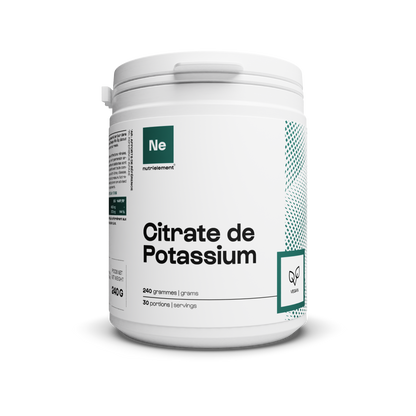 Powdered potassium citrate