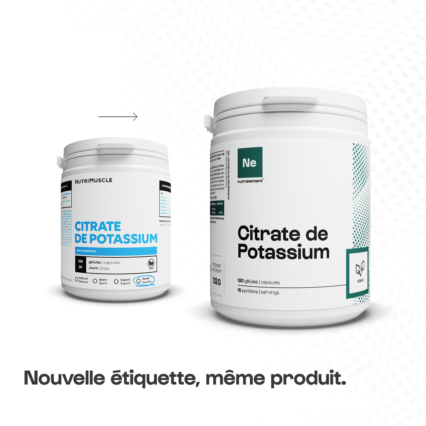 Potassium citrate in capsules