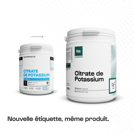 Potassium citrate in capsules