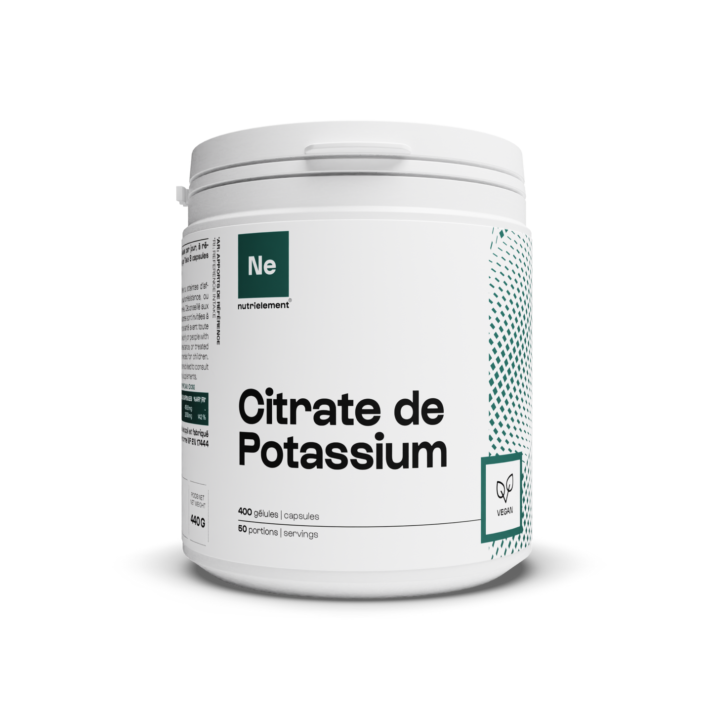 Potassium citrate in capsules