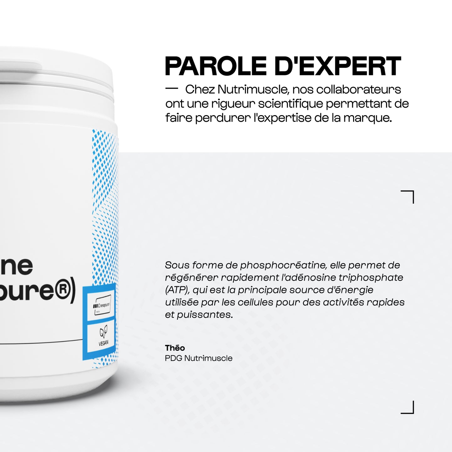 Créatine (Creapure®) en poudre