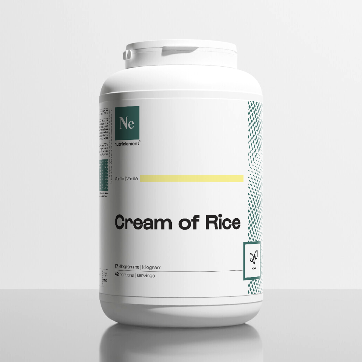 Organic rice cream