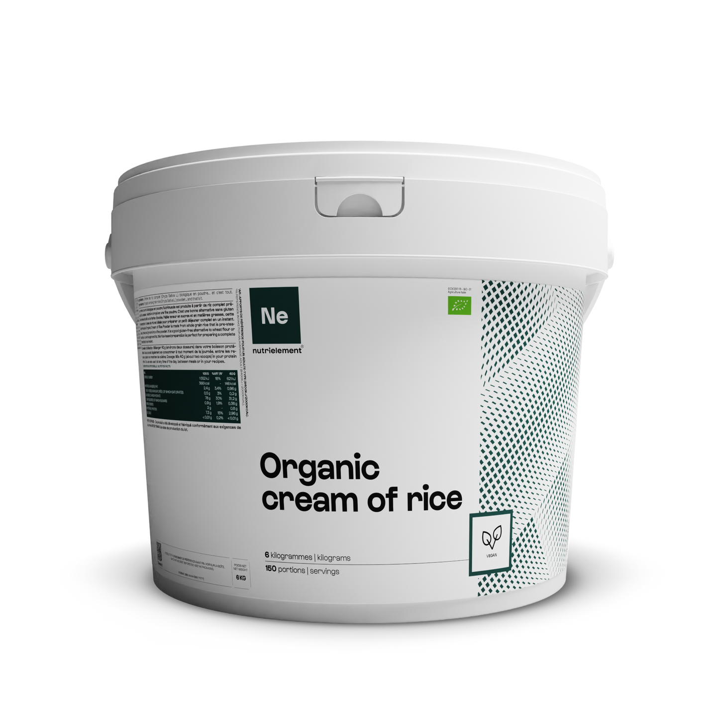 Organic rice cream