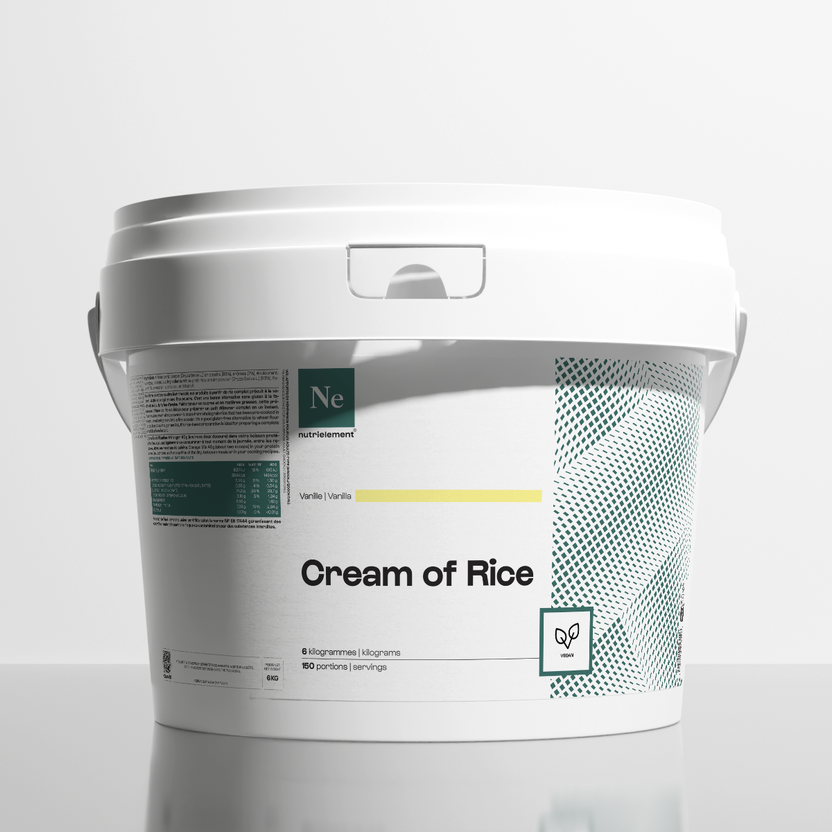 Organic rice cream