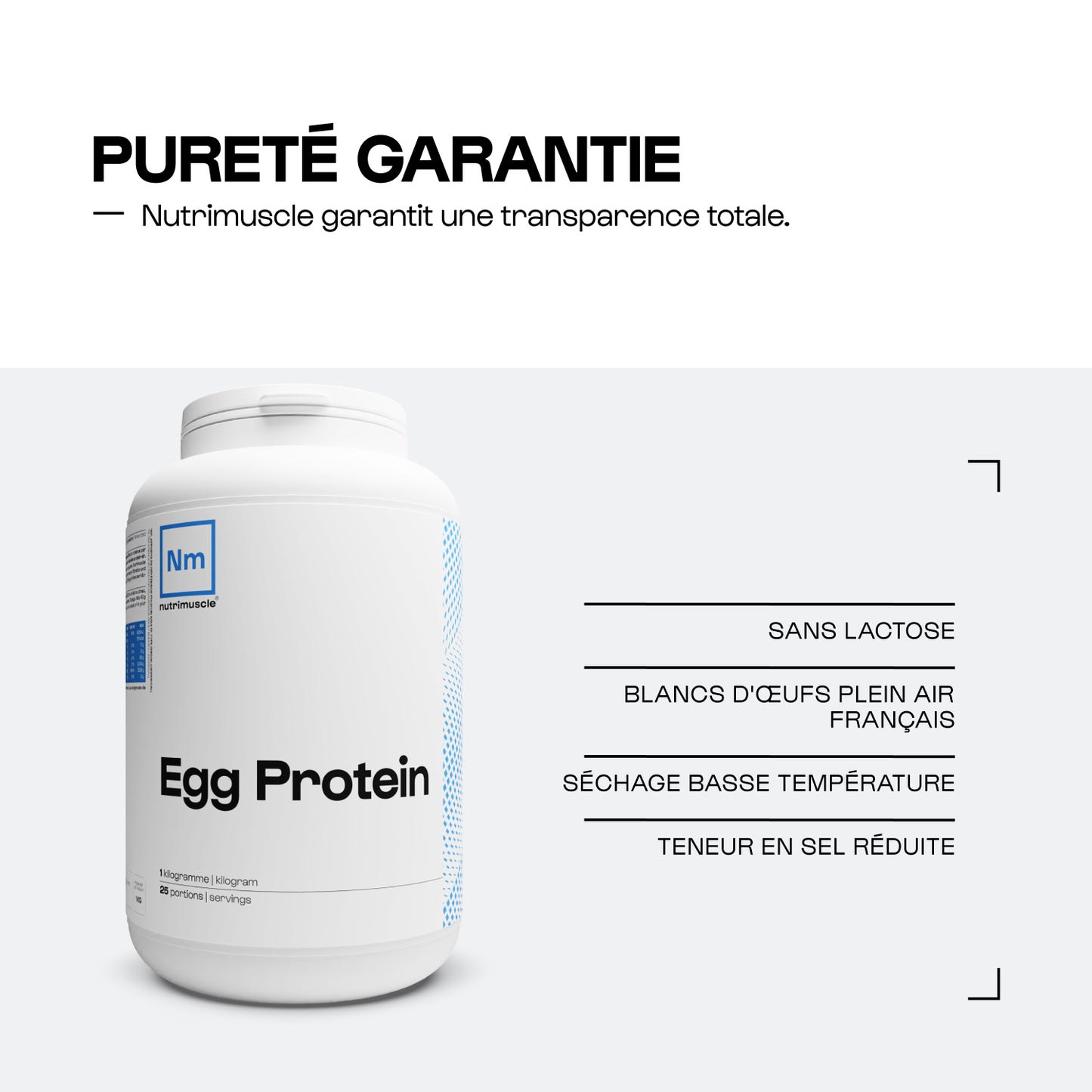 Powder egg protein