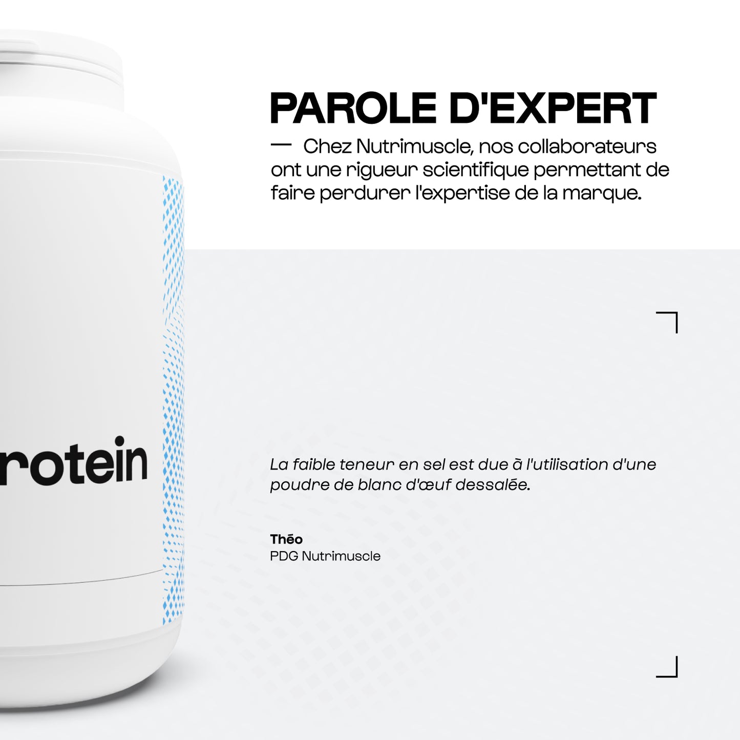 Powder egg protein