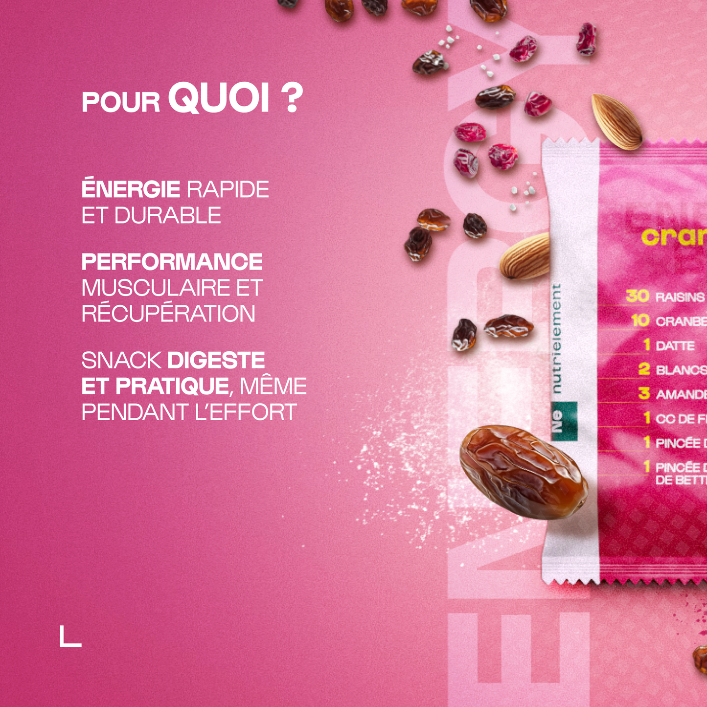 Barres Protéine & Energie - lot de 4