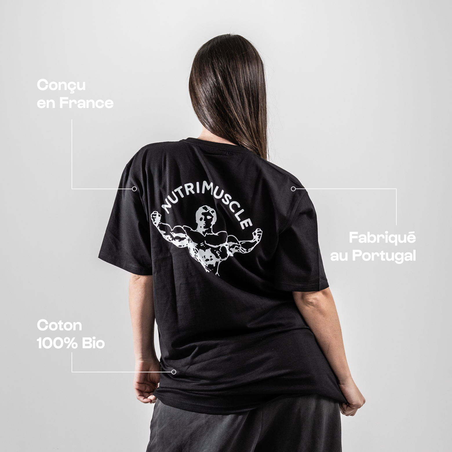 Nutrimuscle black t-shirt