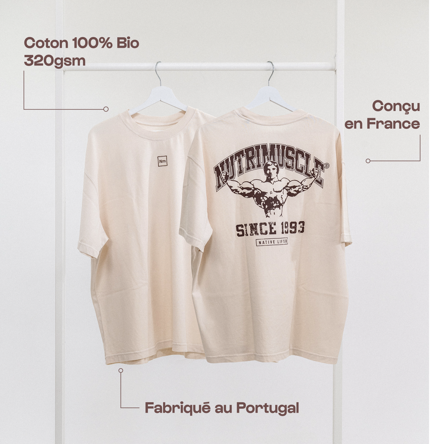 Tee-shirt REBORN Vanille