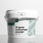 Organic Buckwheat Flakes in powder