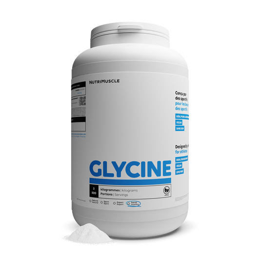 Powder crystallized glycine