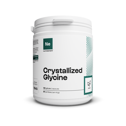 Crystallized glycine in capsules