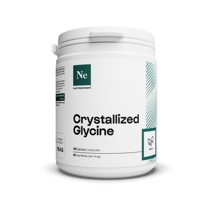 Crystallized glycine in capsules