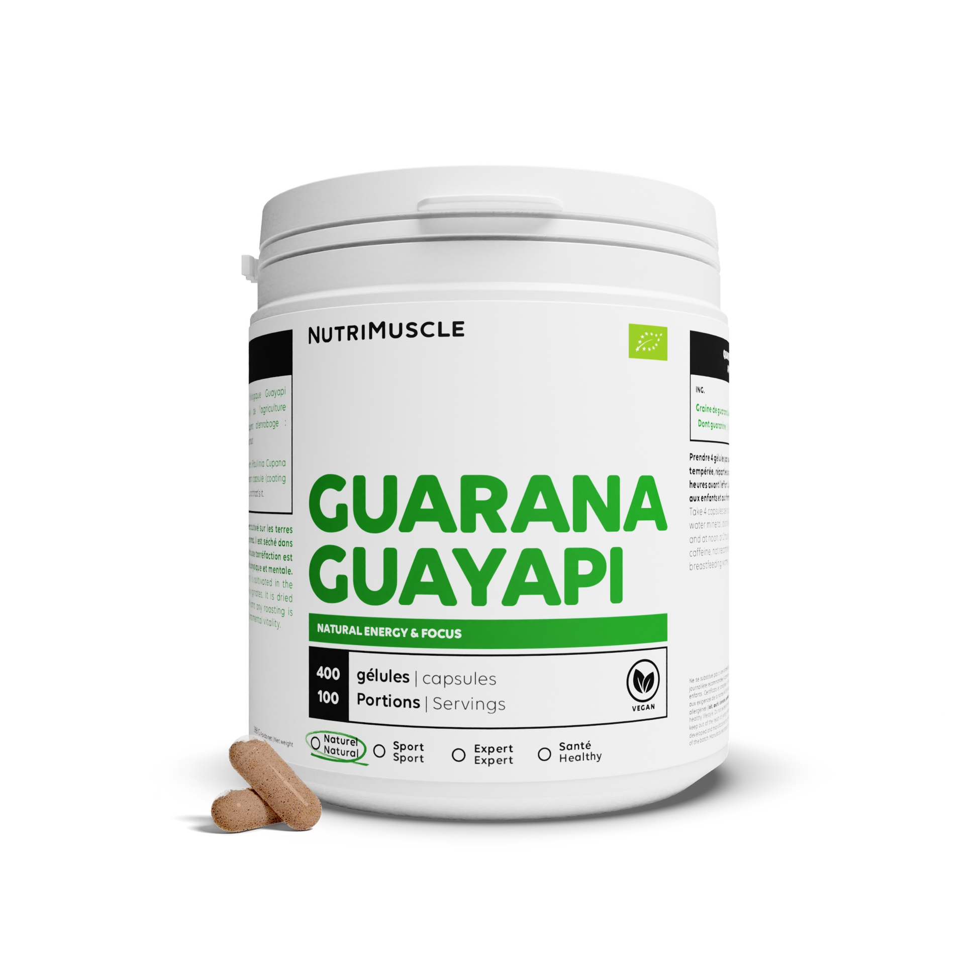 Organic guarana