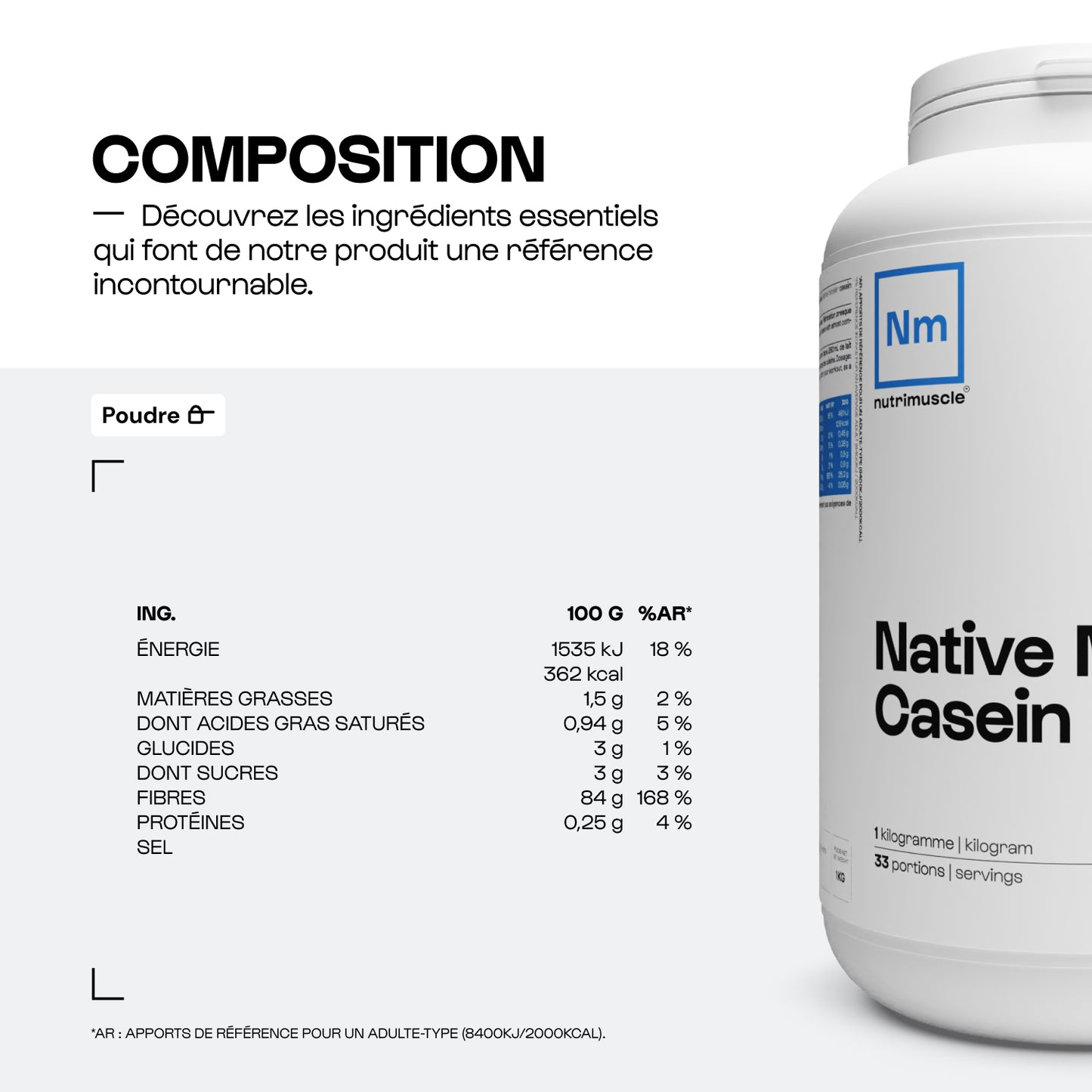 Native Micellar Casein Isolate