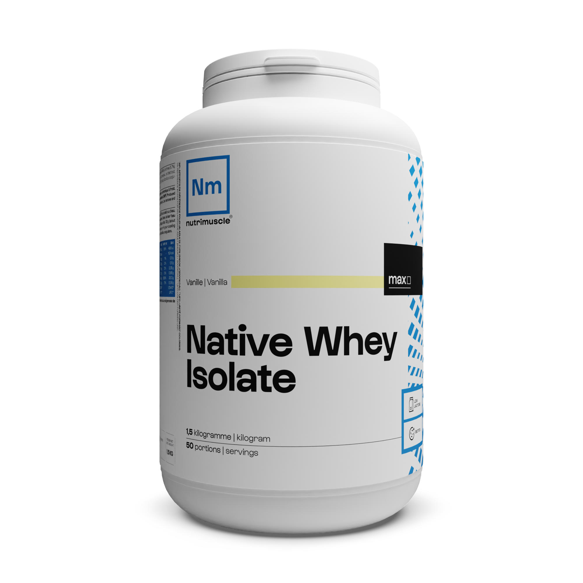Whey Isolate (Native) - Supplements for bodybuilding | Nutrimuscle