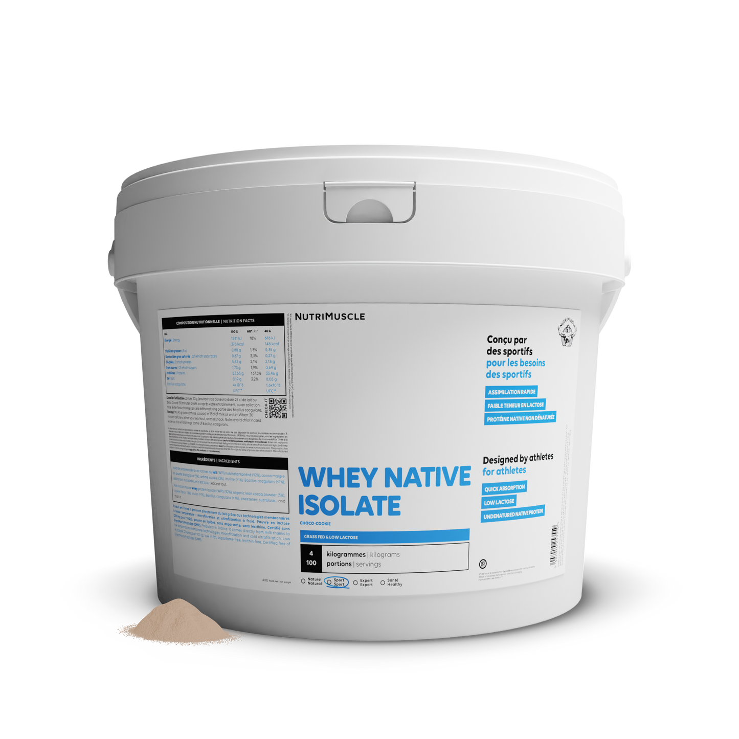 Whey Native Isolate (Low lactose)