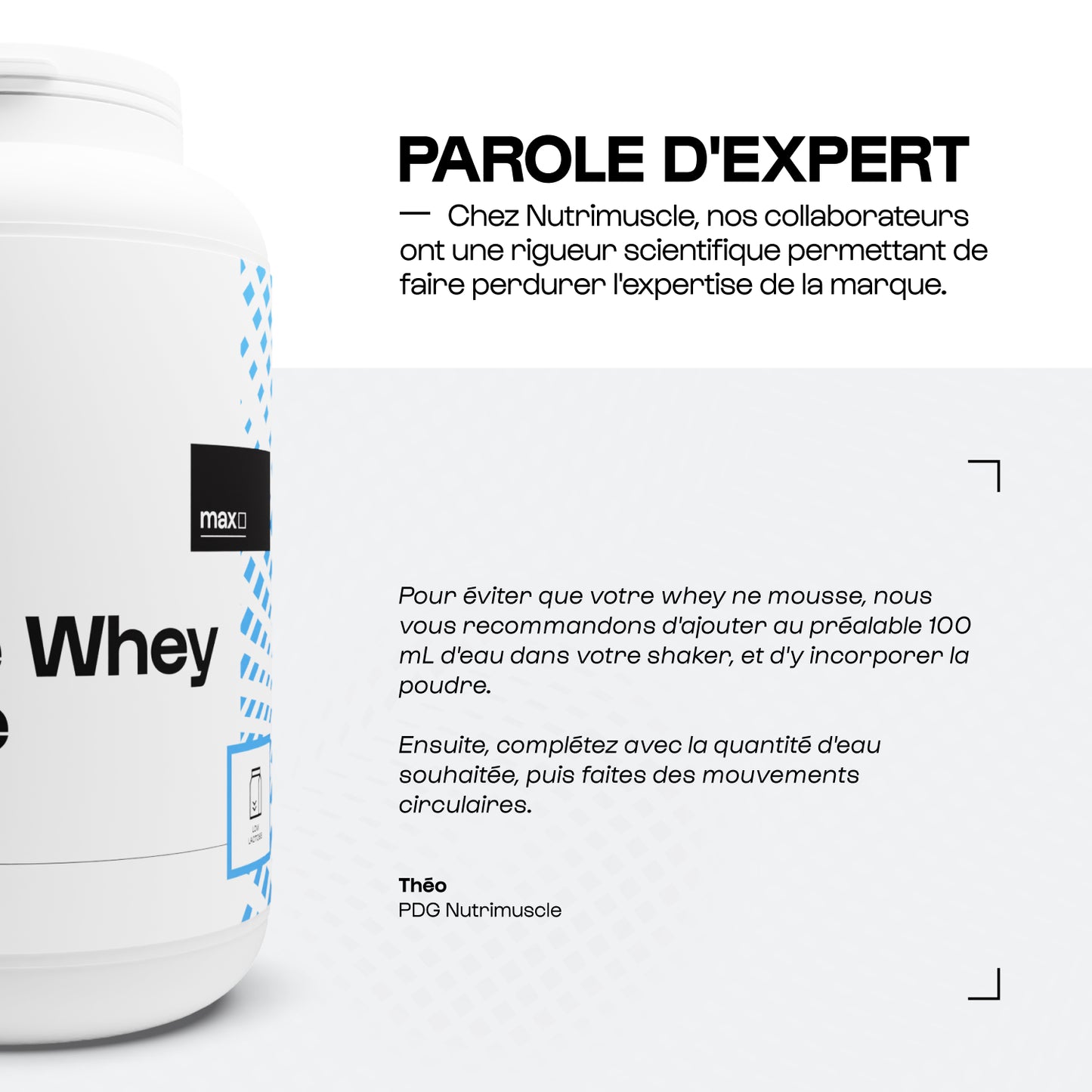 Whey Native Isolate (Low lactose)