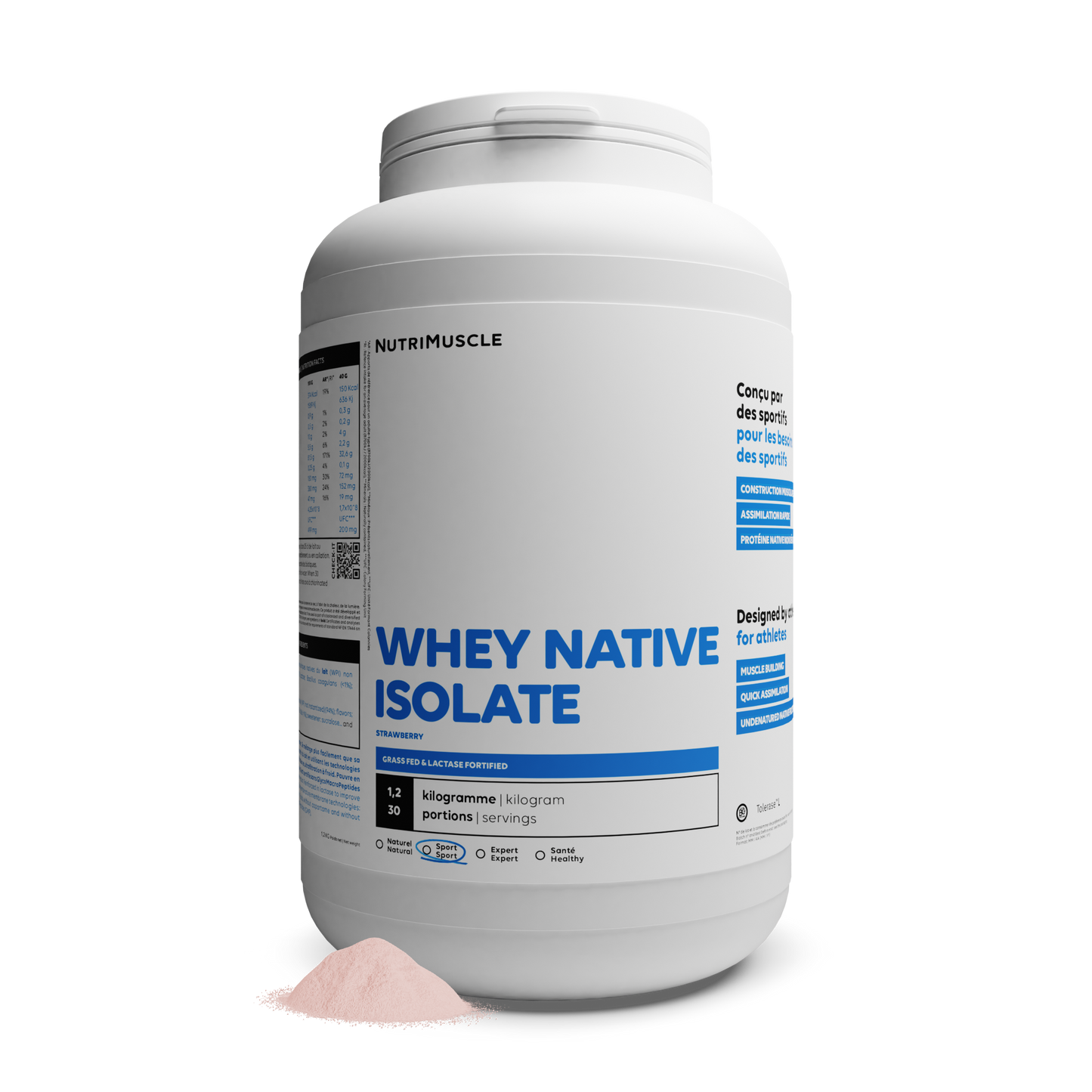 Whey Native Isolate (reinforced in lactase)