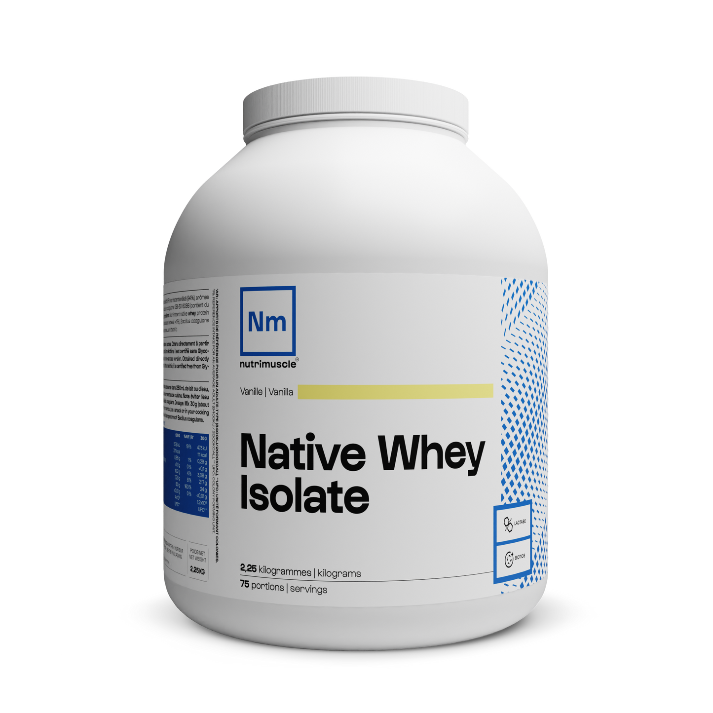 Whey Native Isolate (reinforced in lactase)