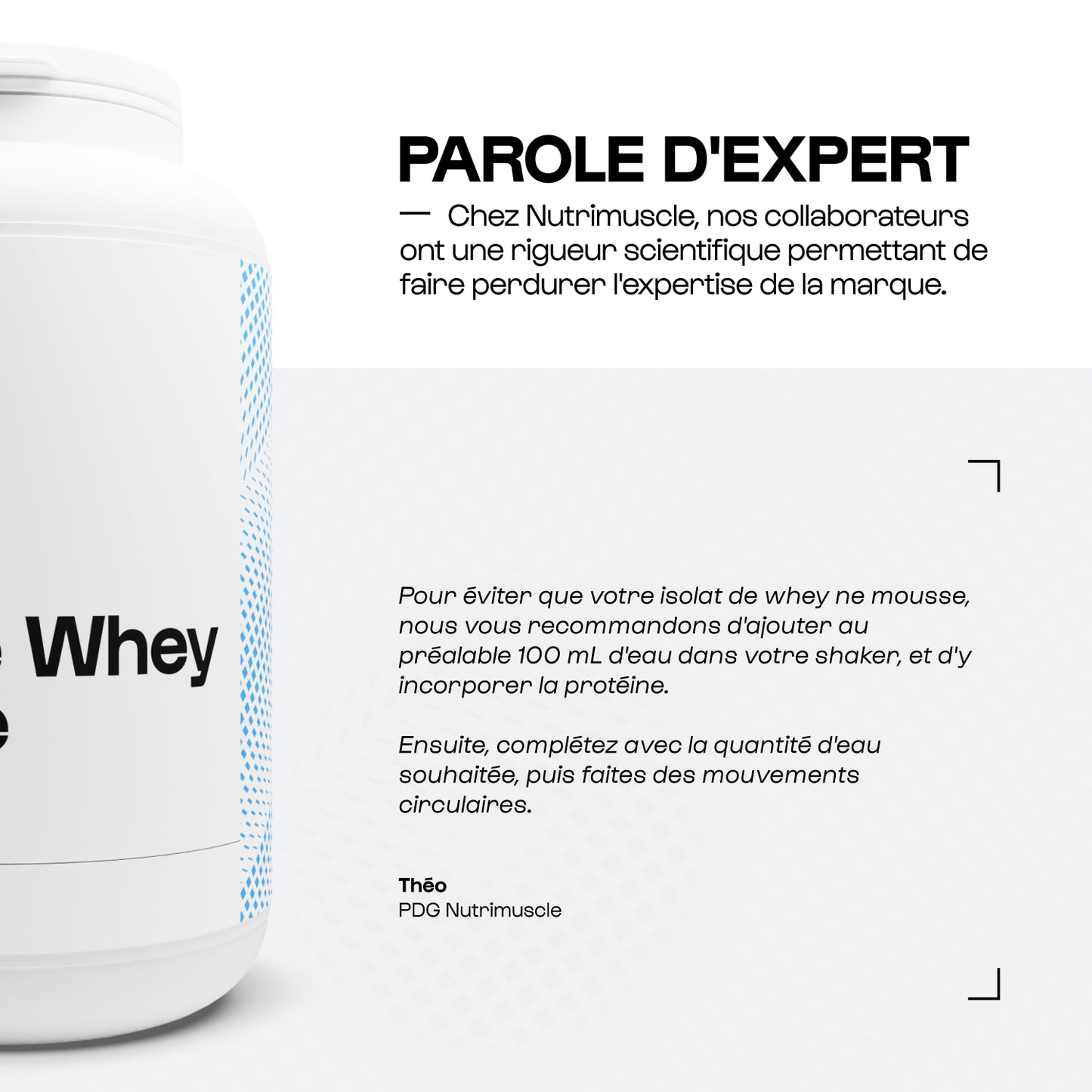 Whey Native Isolate (reinforced in lactase)