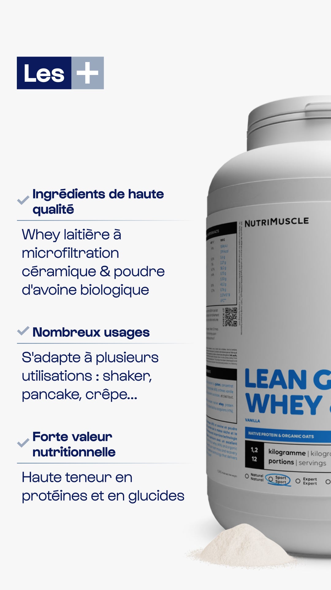 Lean Gainer Whey Oats